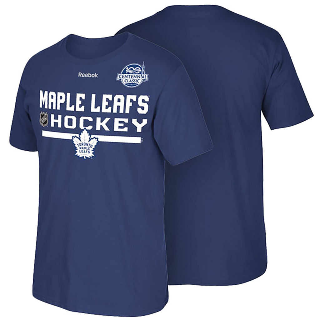 2017 Centennial Classic Toronto Maple Leafs Blue Short Sleeve T-shirt