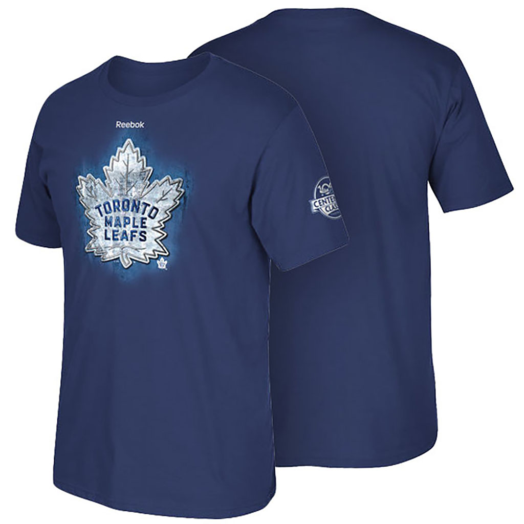 Blue 2017 Centennial Classic Toronto Maple Leafs Short Sleeve T-shirt