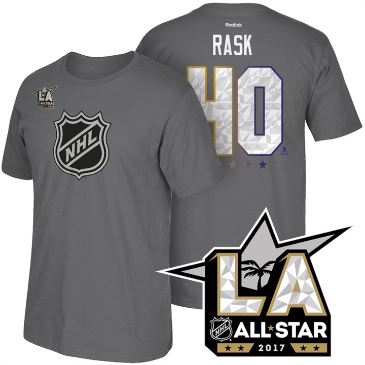 NHL Minnesota Wild Devan Dubnyk Dark Gray 2017 All Star T-shirt