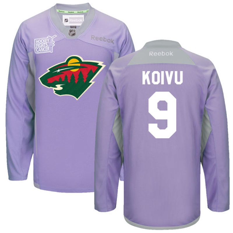 Men Wild Mikko Koivu Premier Jersey