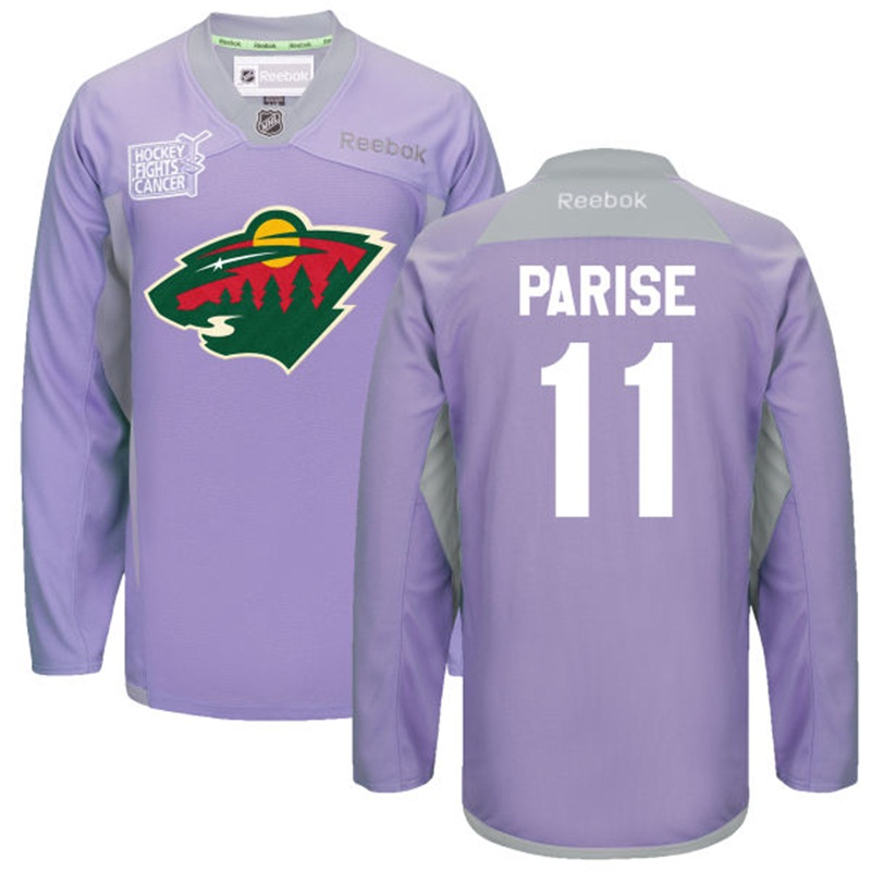 Men Wild Zach Parise Premier Jersey