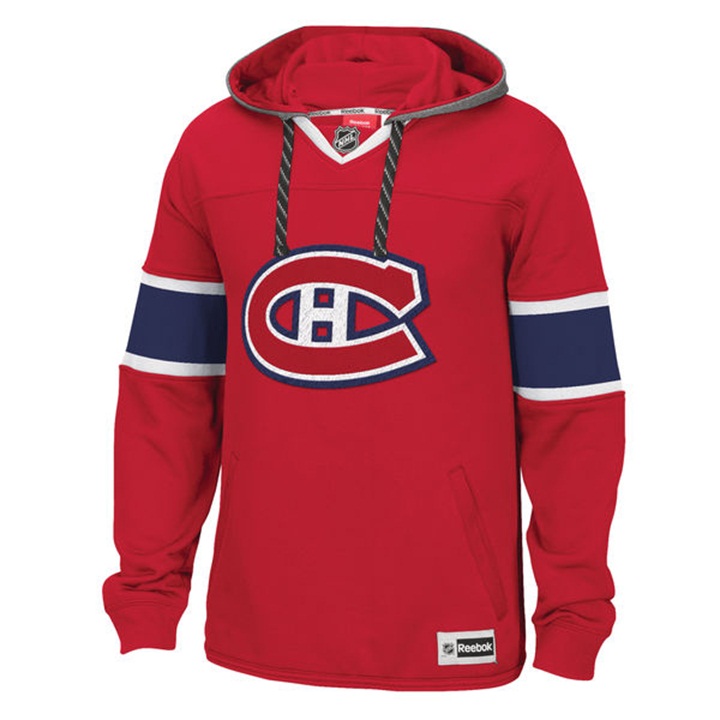 NHL Montreal Canadiens Red Jersey Speedwick Pullover Hoodie