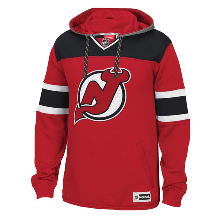 NHL New Jersey Devils Red Jersey Speedwick Pullover Hoodie