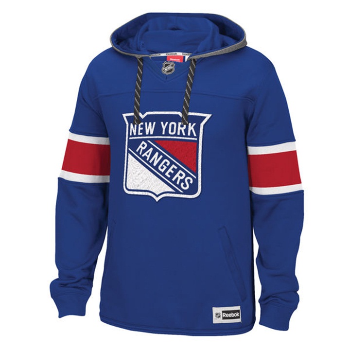 NHL New York Rangers Blue Jersey Speedwick Pullover Hoodie