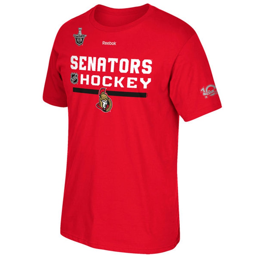 Men Ottawa Senators Red 2017 Stanley Cup Playoff The Final Eight T-shirt