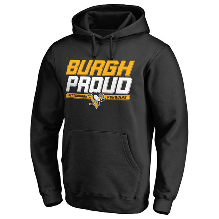 NHL Pittsburgh Penguins Black Hometown Collection Pullover Hoodie