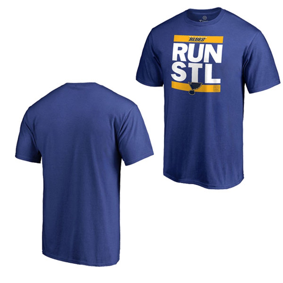 NHL St. Louis Blues Royal RUN-CTY T-shirt