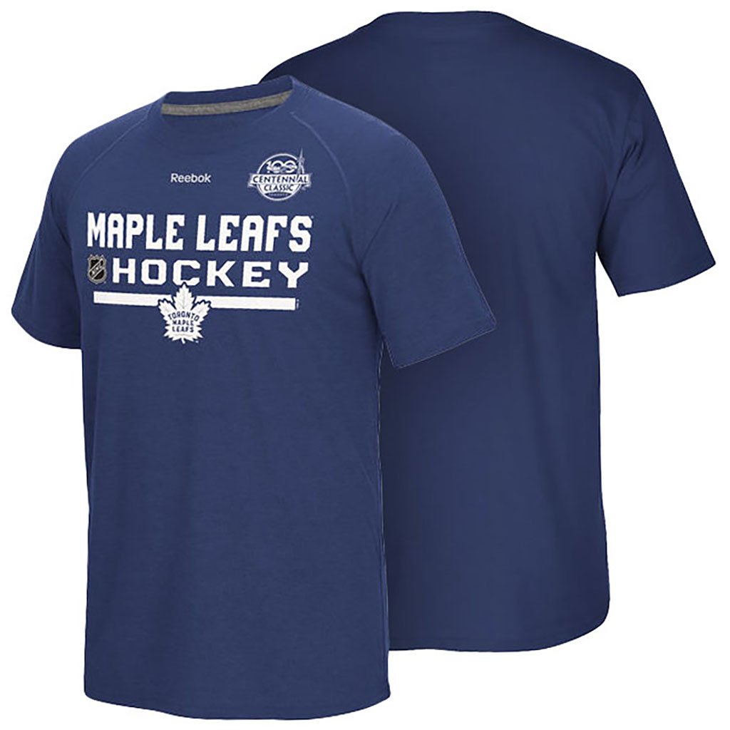 2017 Centennial Classic Toronto Maple Leafs Blue Center Ice T-shirt