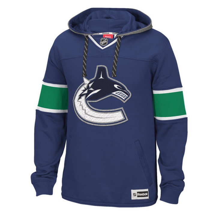 NHL Vancouver Canucks Blue Jersey Speedwick Pullover Hoodie