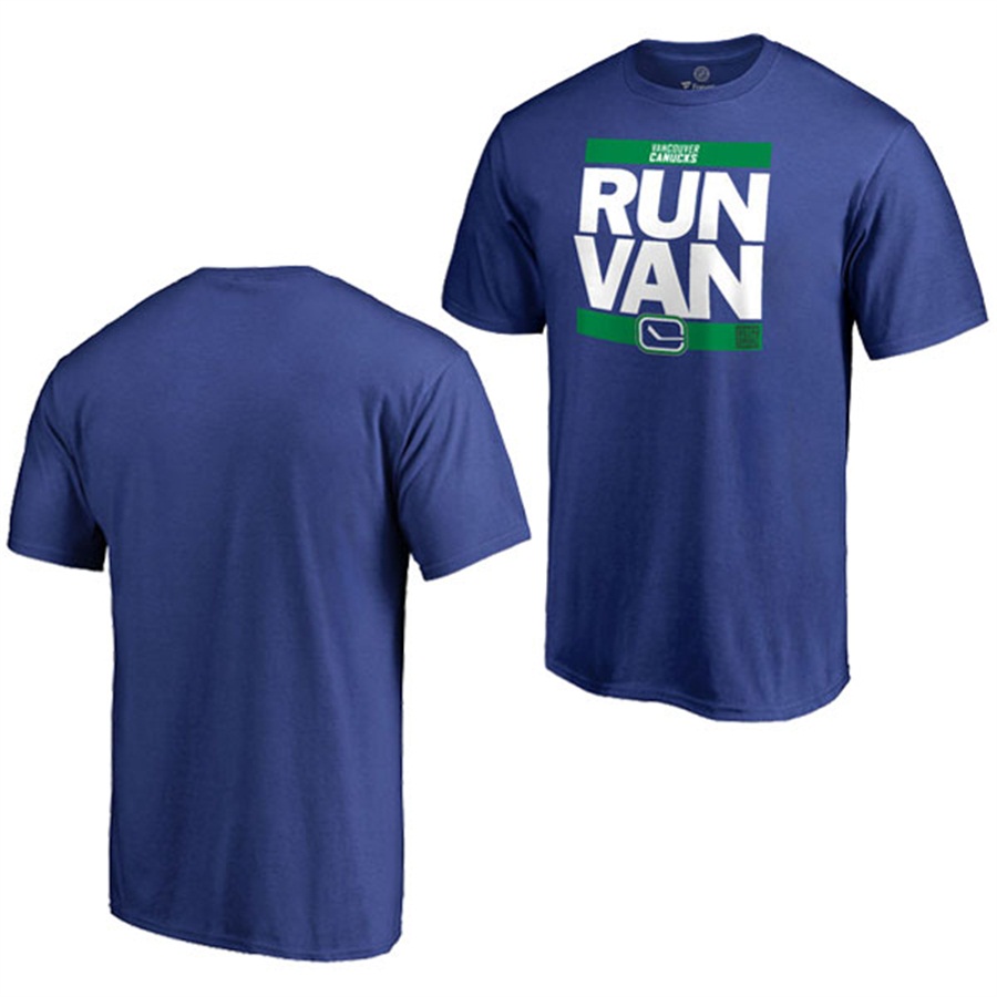 NHL Vancouver Canucks Royal RUN-CTY T-shirt