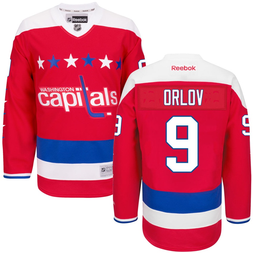 Men Washington Capitals Dmitry Orlov Red Premier Jersey