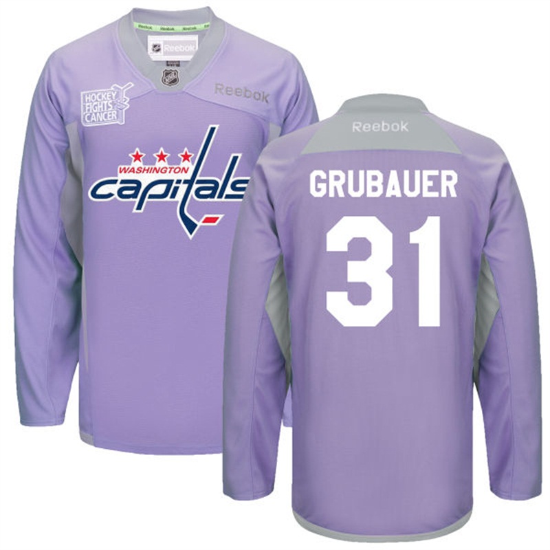 Men Capitals Philipp Grubauer Premier Jersey