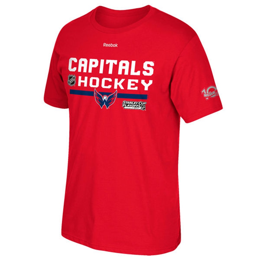 Men Washington Capitals Red 2017 Stanley Cup Playoff The Final Eight T-shirt