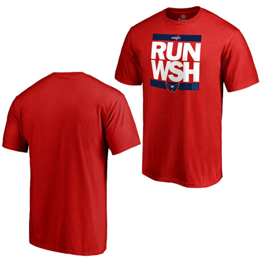 NHL Washington Capitals Red RUN-CTY T-shirt