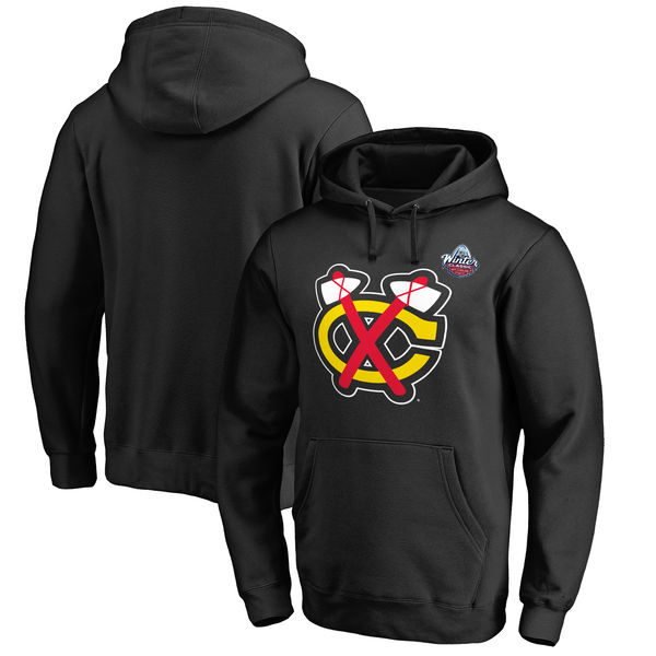 NHL Chicago Blackhawks Black 2017 NHL Winter Classic Hoodie