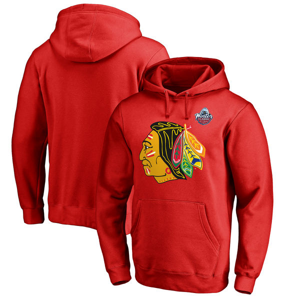 NHL Chicago Blackhawks Red 2017 NHL Winter Classic Hoodie