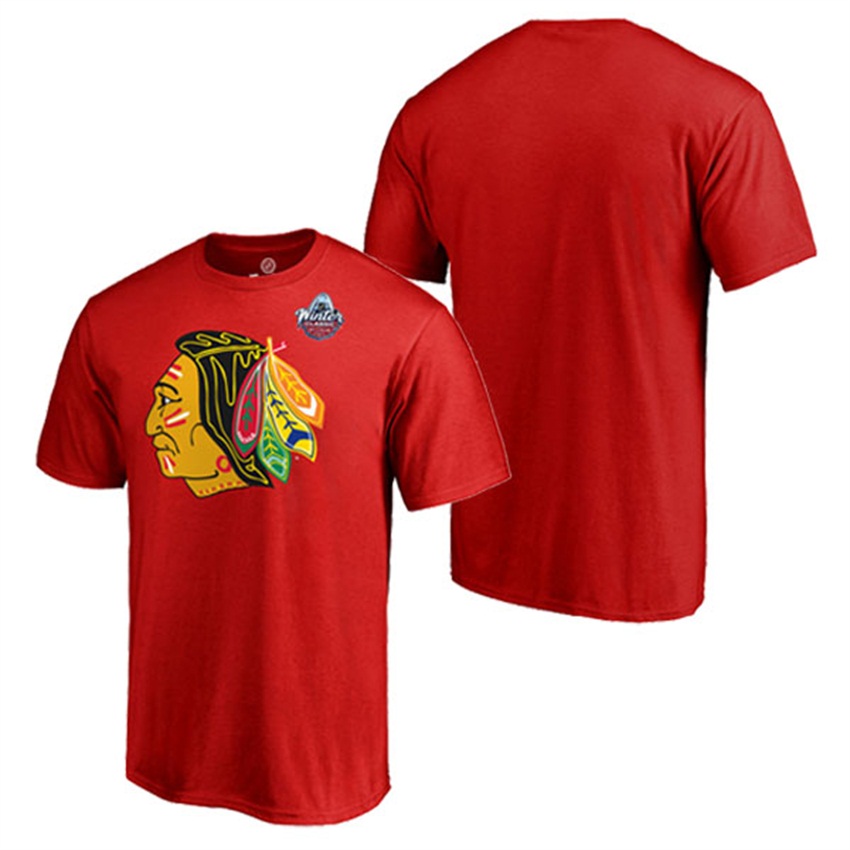 NHL Chicago Blackhawks Red Logo T-shirt