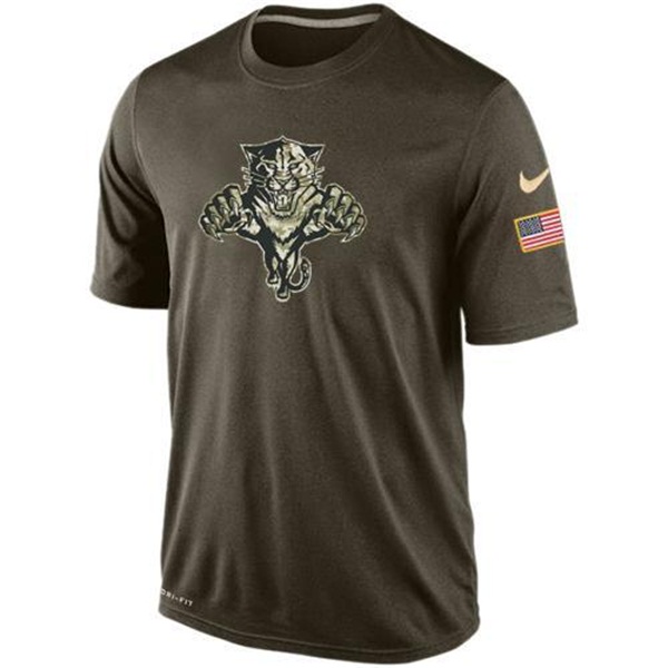 Men's Florida Panthers Green Camo Team T-Shirt