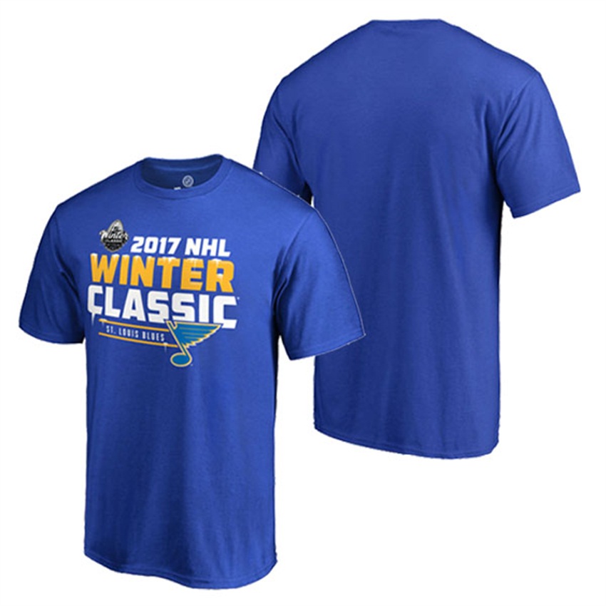 NHL St. Louis Blues Royal Wordmark T-shirt