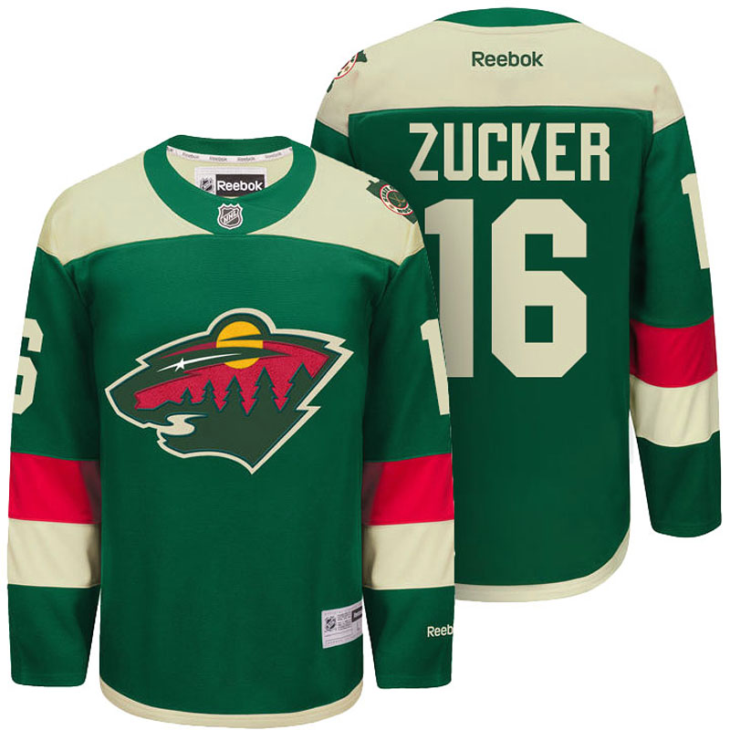 Jason Zucker Minnesota Wild #16 Ice Hockey Jersey