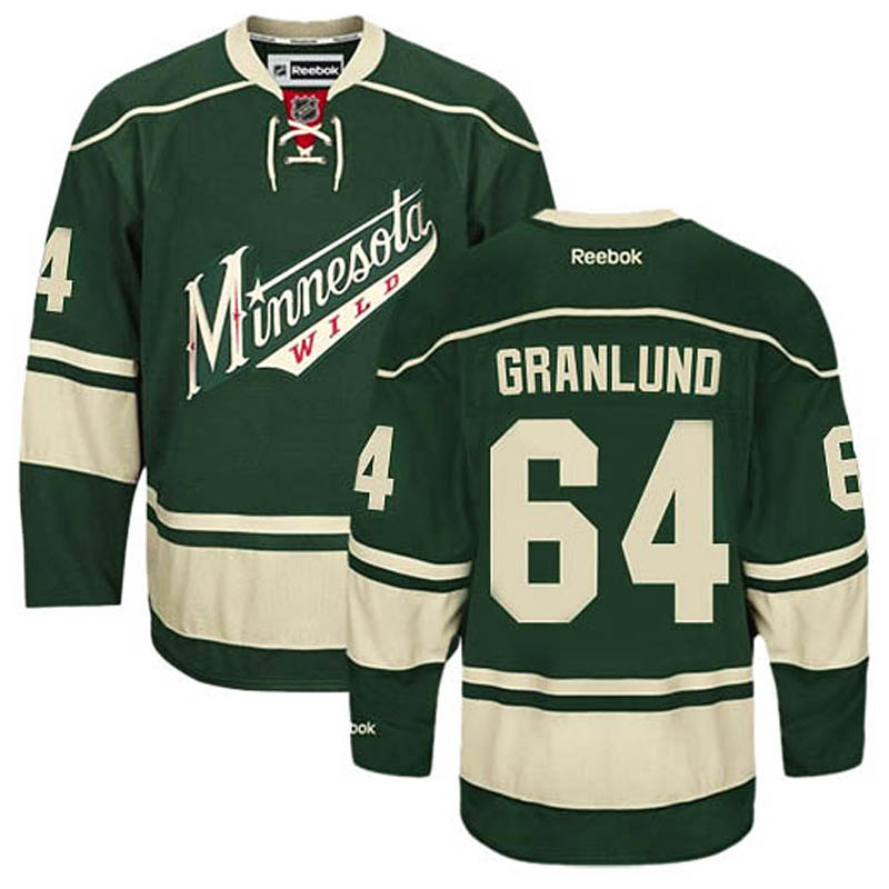 Mikael Granlund Minnesota Wild #64 Third Ice Hockey Jersey