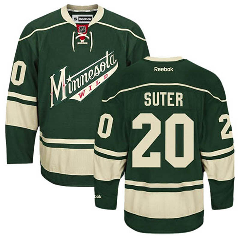 Ryan Suter Minnesota Wild #20 Third Ice Hockey Jersey