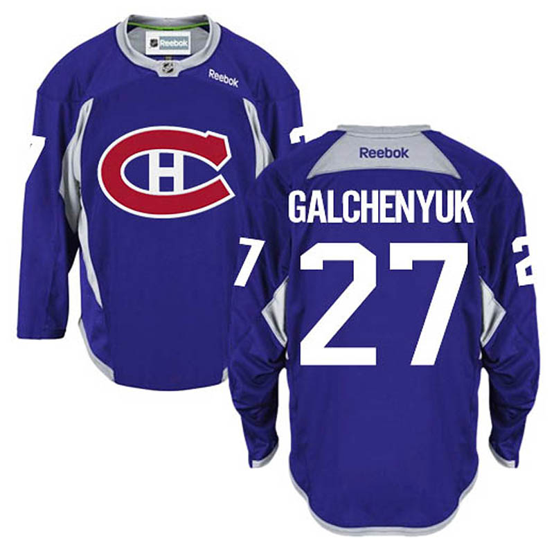 Alex Galchenyuk Montreal Canadiens #27 Practice Ice Hockey Jersey