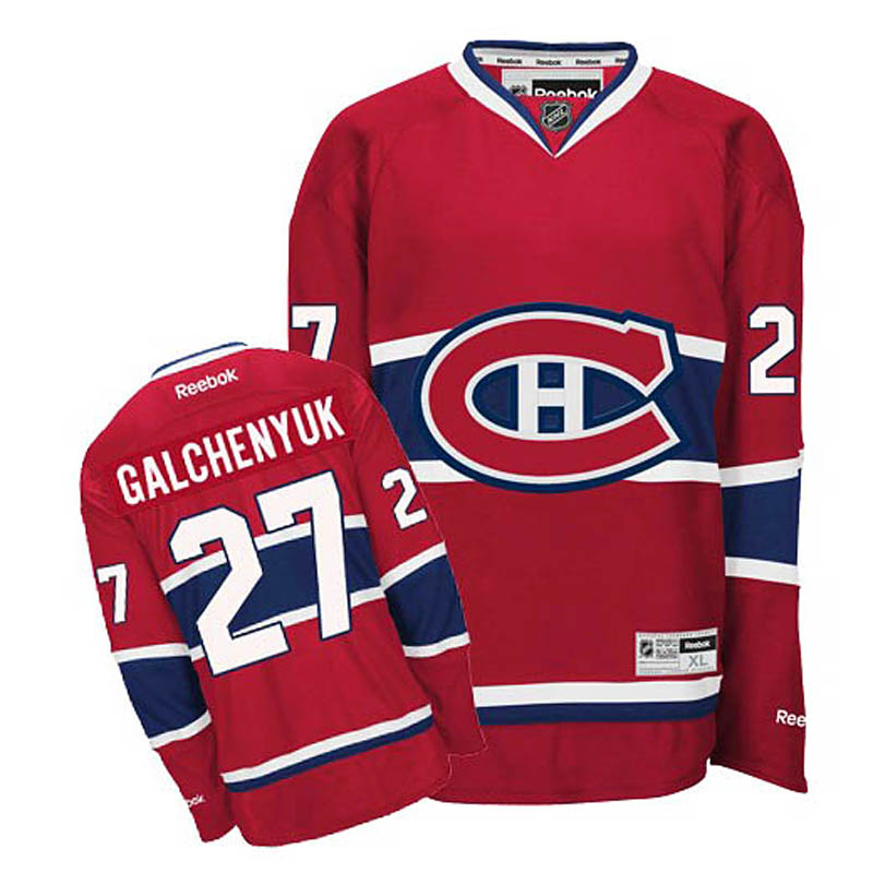 Alex Galchenyuk Montreal Canadiens #27 Home Ice Hockey Jersey