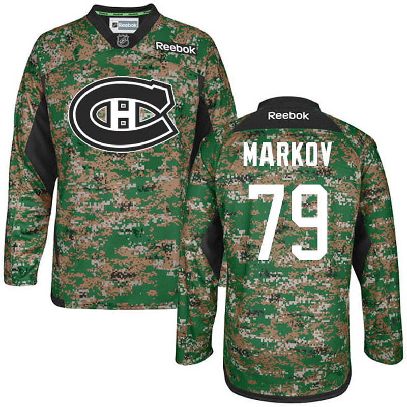 Andrei Markov Montreal Canadiens #79 Ice Hockey Jersey