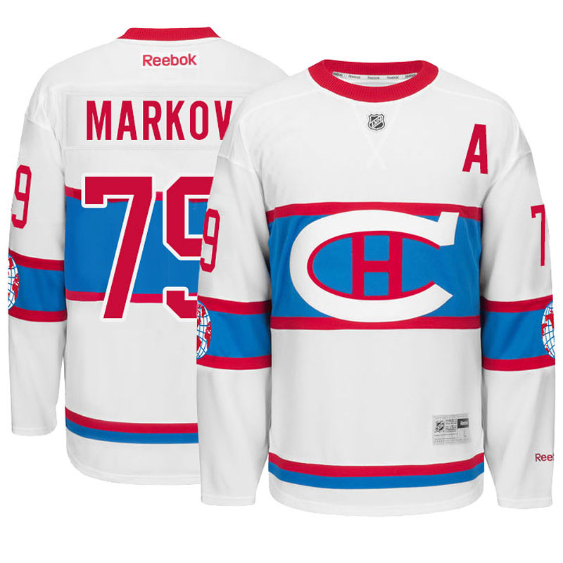 Andrei Markov Montreal Canadiens #79 Ice Hockey Jersey