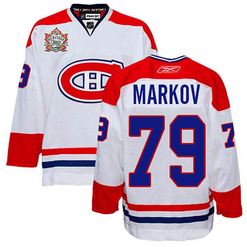 Andrei Markov Montreal Canadiens #79 Heritage Classic Ice Hockey Jersey