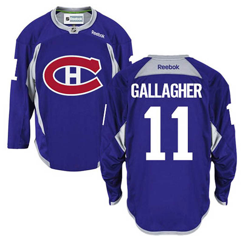 Brendan Gallagher Montreal Canadiens #11 Practice Ice Hockey Jersey