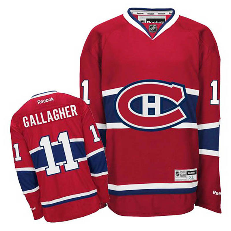 Brendan Gallagher Montreal Canadiens #11 Home Ice Hockey Jersey