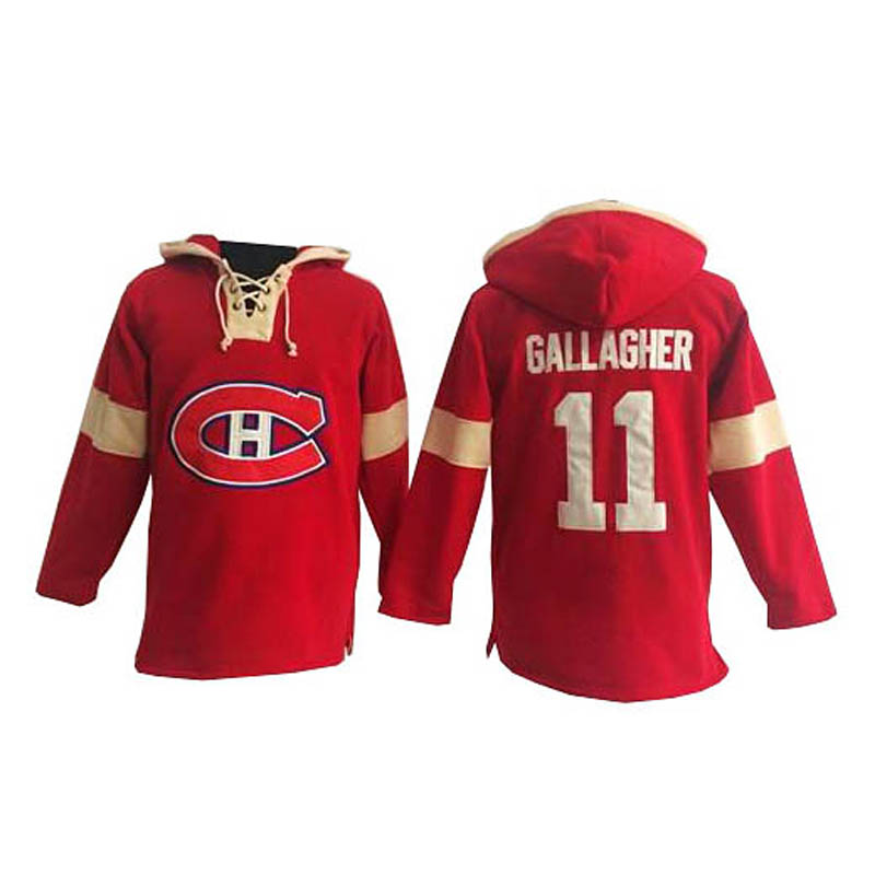 Brendan Gallagher Montreal Canadiens #11 Pullover Hoodie Ice Hockey Jersey