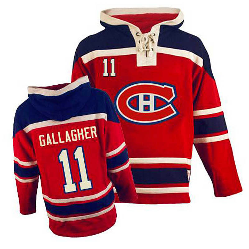 Brendan Gallagher Montreal Canadiens #11 Ice Hockey Sawyer Hooded Sweatshirt