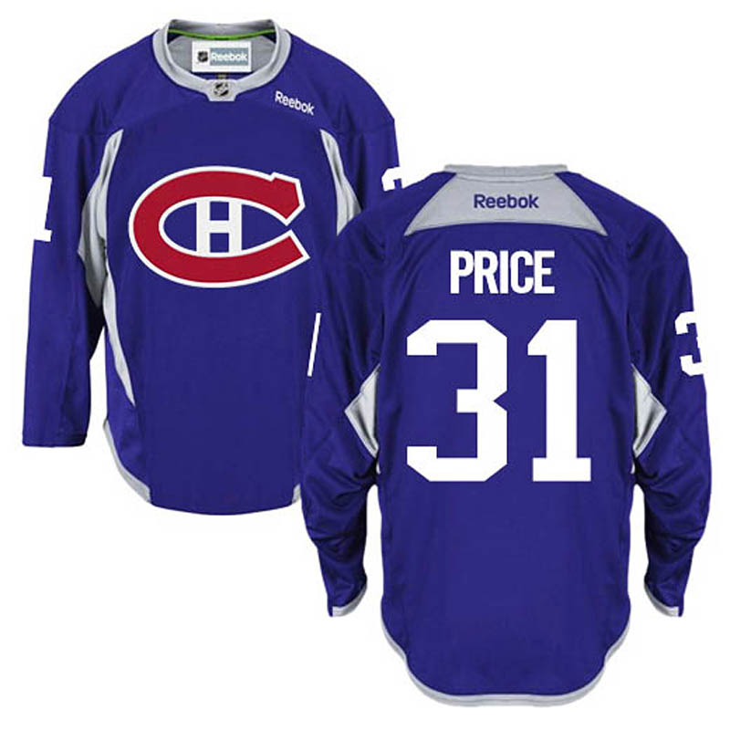 Carey Price Montreal Canadiens #31 Practice Ice Hockey Jersey