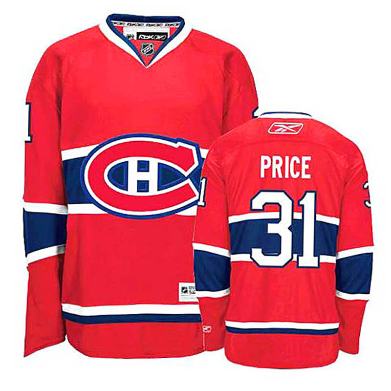 Carey Price Montreal Canadiens #31 Home Ice Hockey Jersey