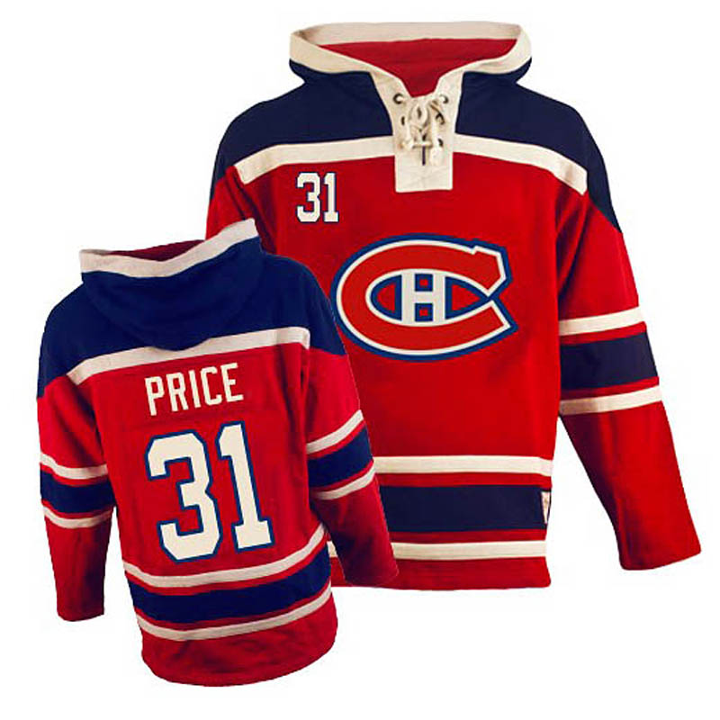 Carey Price Montreal Canadiens #31 Ice Hockey Sawyer Hooded Sweatshirt