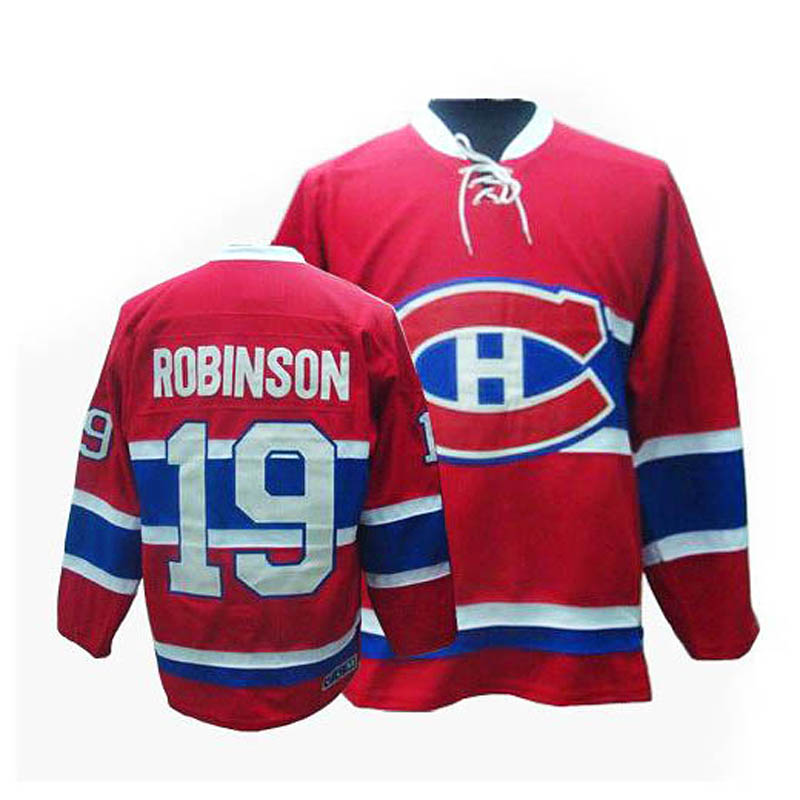 Larry Robinson Montreal Canadiens #19 Throwback Ice Hockey Jersey