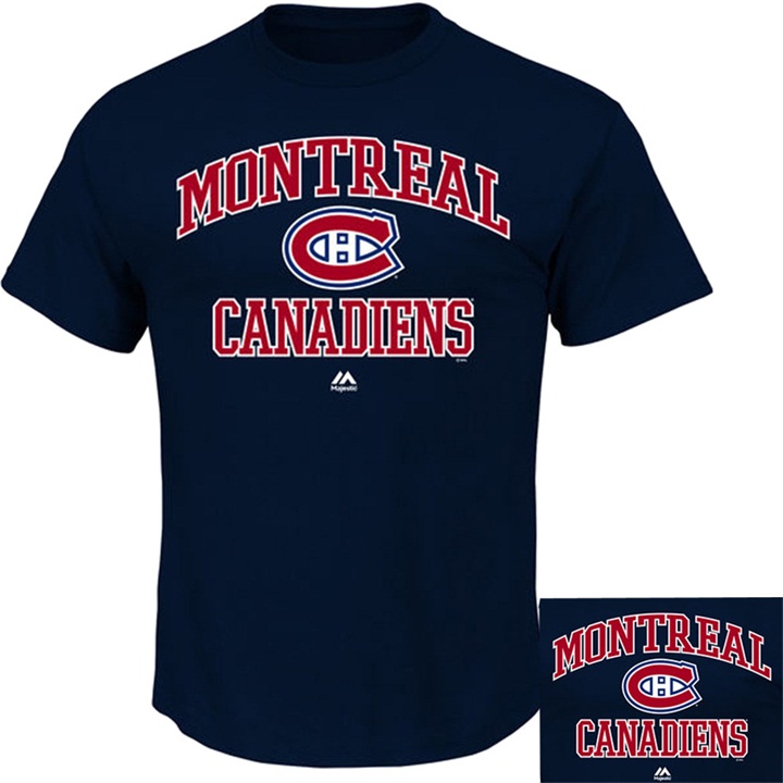 Montreal Canadiens Navy Blue Heart And Soul T-shirt