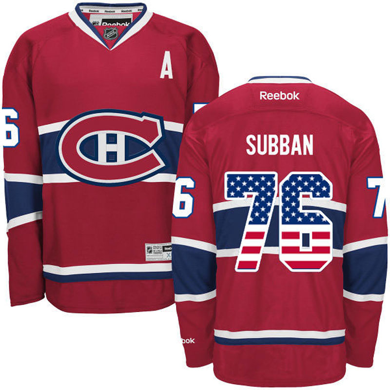 P.K. Subban Montreal Canadiens #76 Ice Hockey Jersey