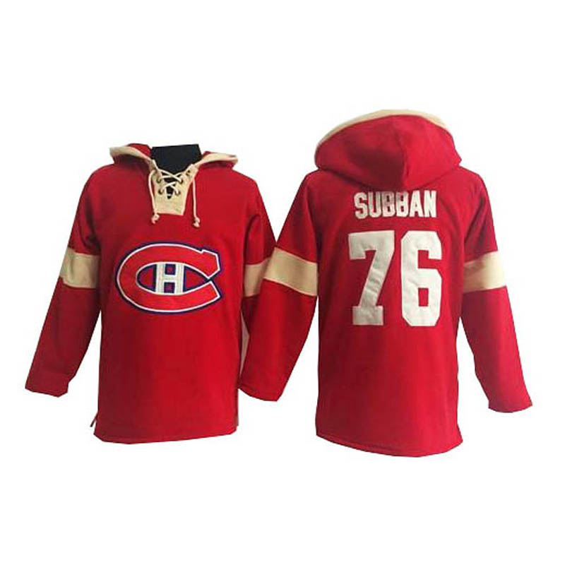 P.K. Subban Montreal Canadiens #76 Pullover Hoodie Ice Hockey Jersey