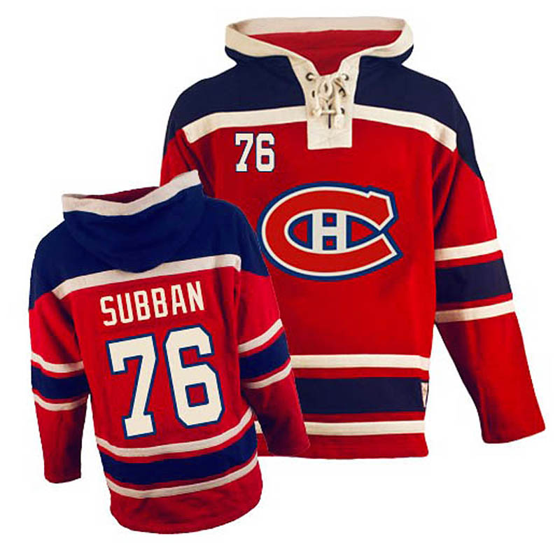 P.K. Subban Montreal Canadiens #76 Ice Hockey Sawyer Hooded Sweatshirt