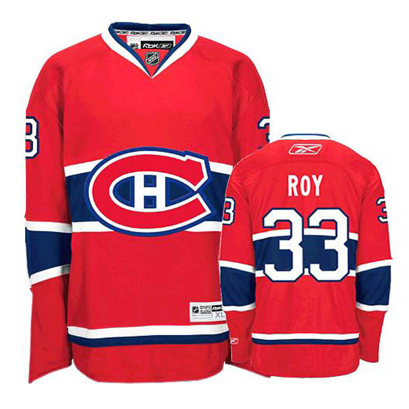 Patrick Roy Montreal Canadiens #33 Home Ice Hockey Jersey