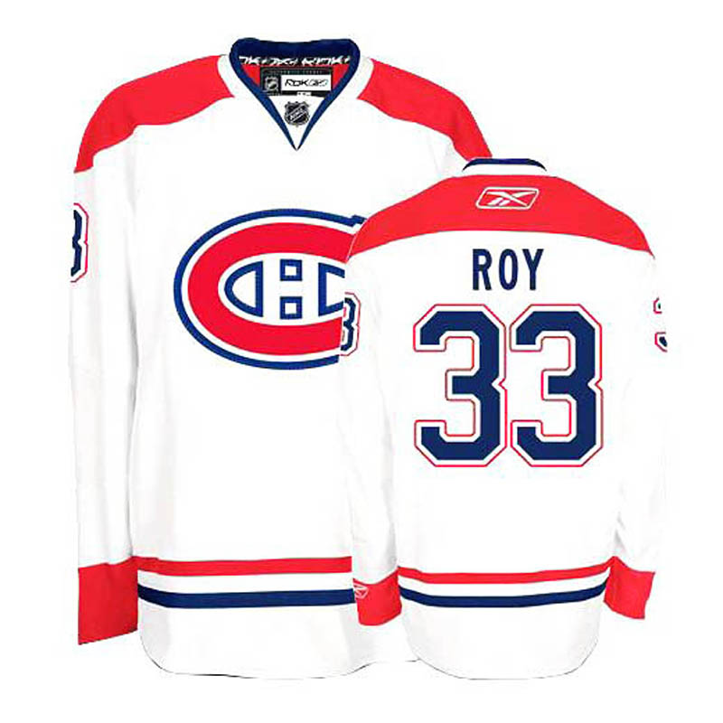 Patrick Roy Montreal Canadiens #33 Away Ice Hockey Jersey