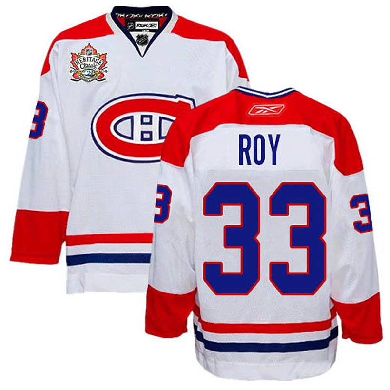 Patrick Roy Montreal Canadiens #33 Heritage Classic Ice Hockey Jersey