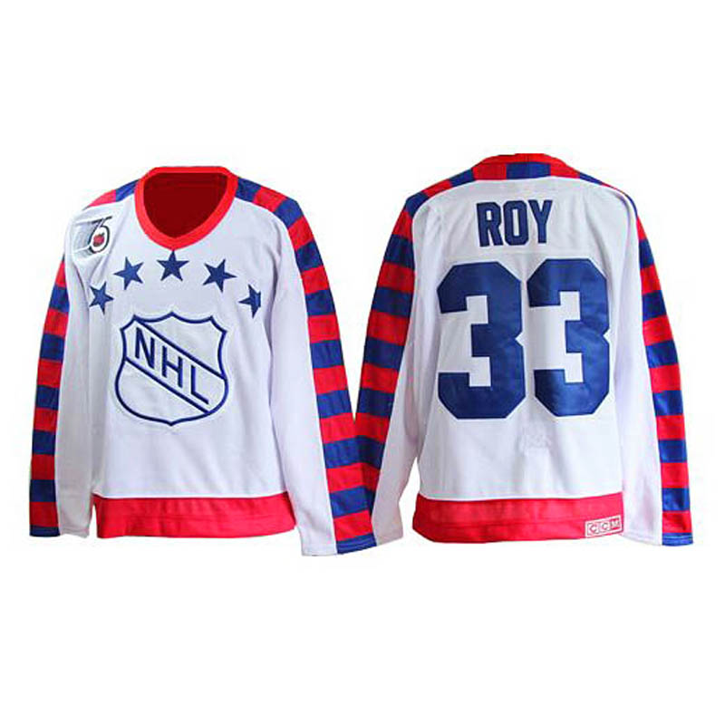 Patrick Roy Montreal Canadiens #33 Throwback Ice Hockey Jersey