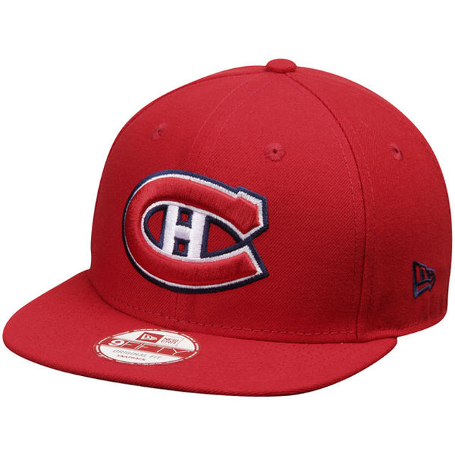 Montreal Canadiens New Era Red Tribute Turn 9FIFTY Snapback Adjustable Hat