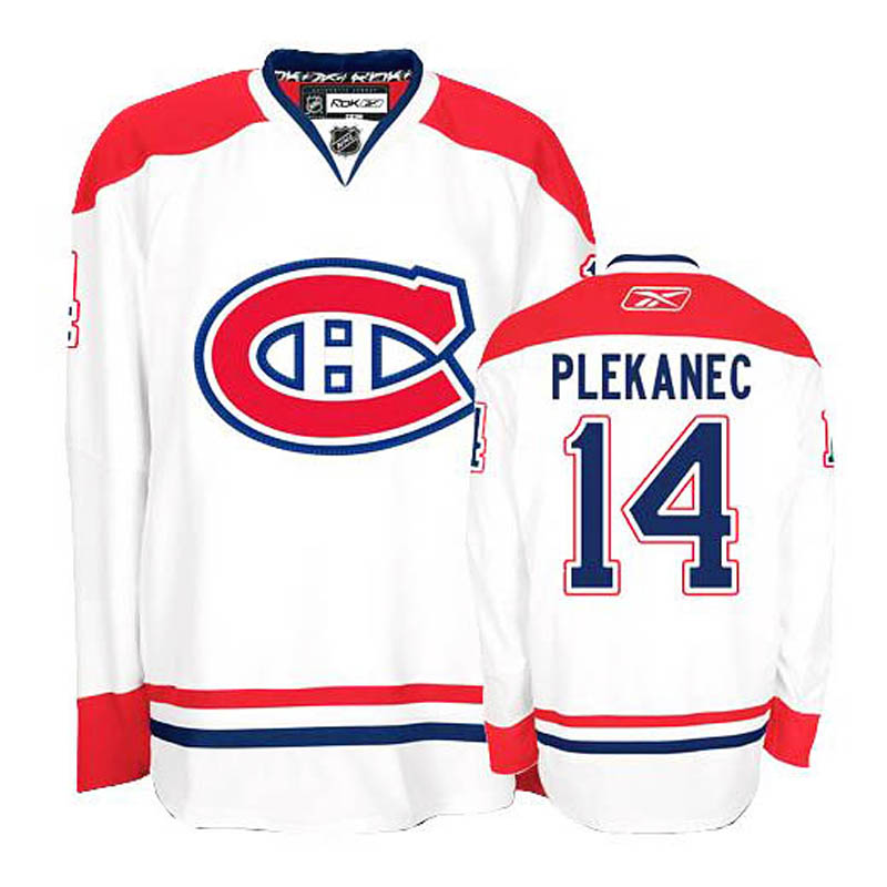 Tomas Plekanec Montreal Canadiens #14 Away Ice Hockey Jersey