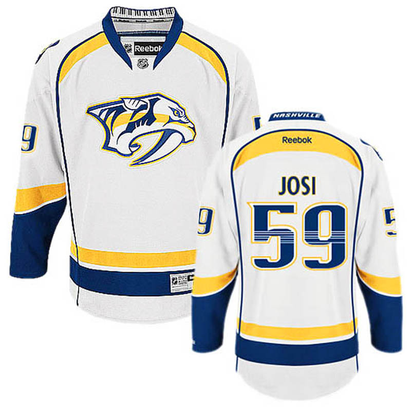 Roman Josi Nashville Predators #59 Away Ice Hockey Jersey